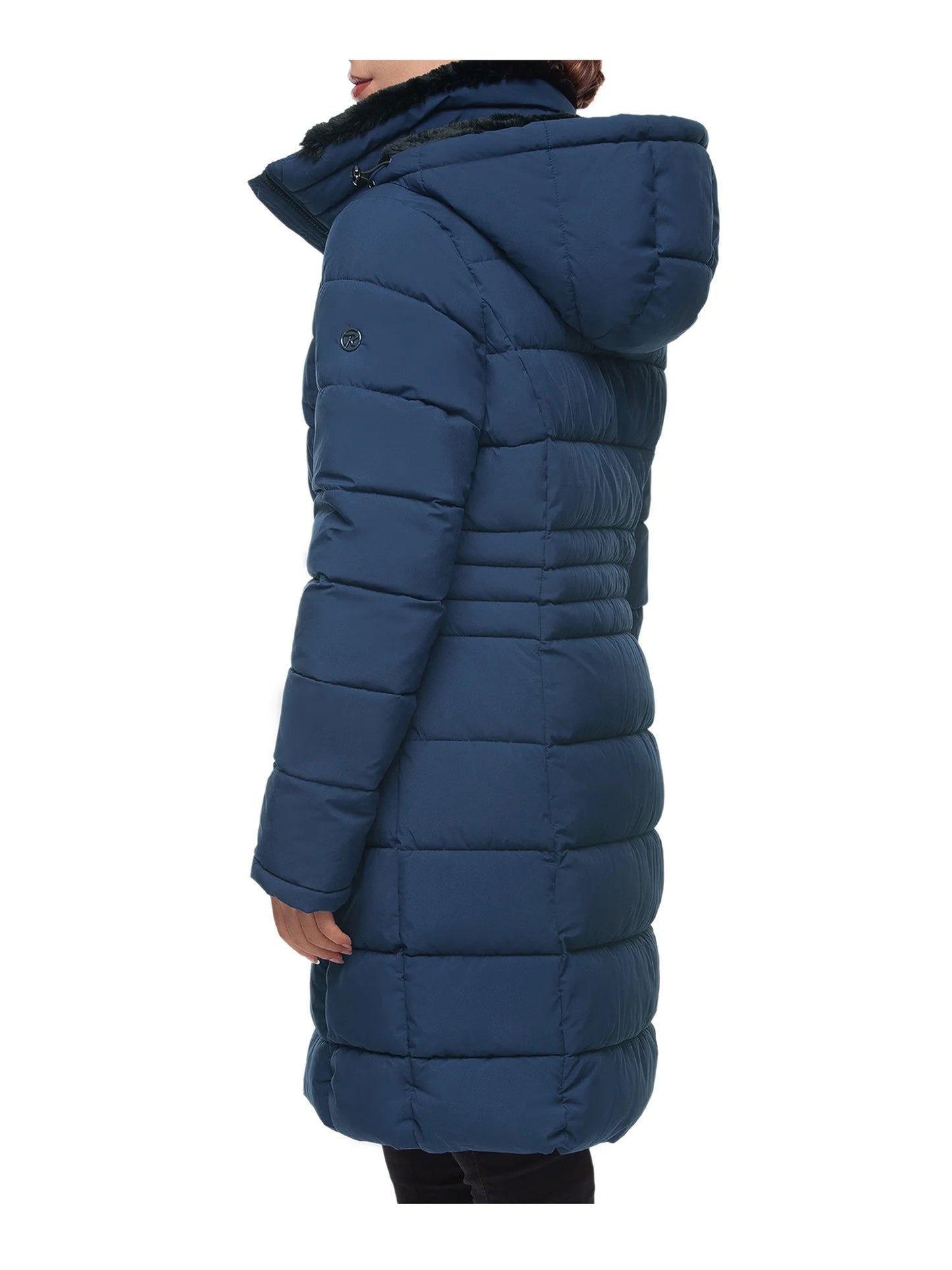 Women'S Heavy Long Winter Coat with Fleece Hood Parka Jacket